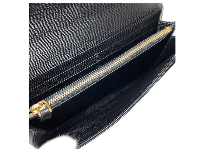 Prada Triangle Long Wallet Black - view 5