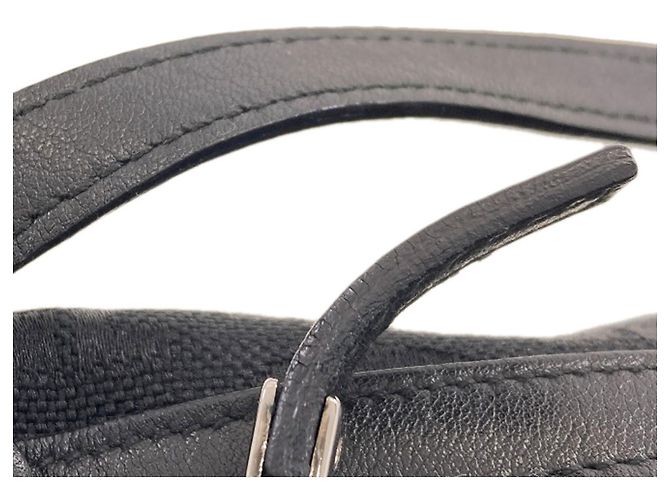 Borsa in tela Gancini Salvatore Ferragamo Nero - vista 13