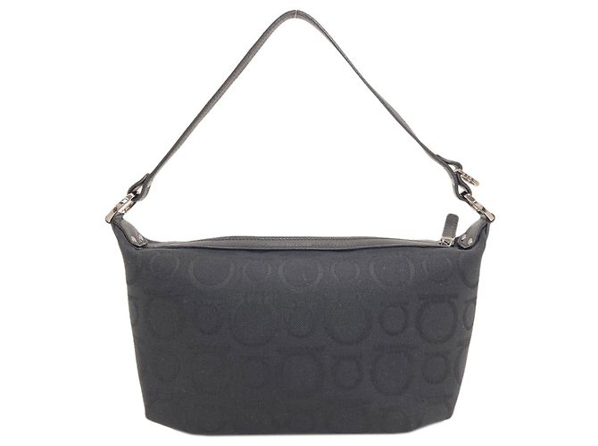 Borsa in tela Gancini Salvatore Ferragamo Nero - vista 2