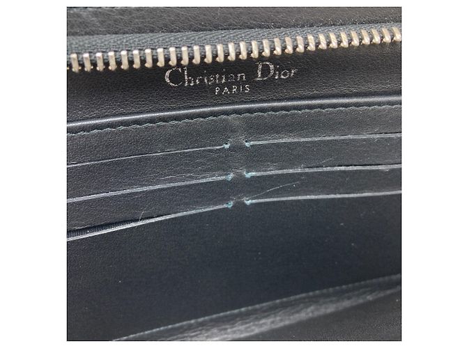 Christian Dior Paradise Leder Langbörse Schwarz - Ansicht 13