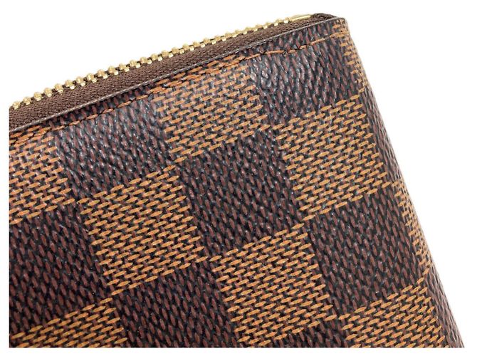 Monedero Zippy de lona Damier Louis Vuitton Damier ebene - vista 10