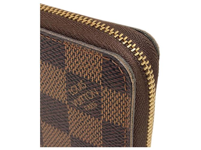 Monedero Zippy de lona Damier Louis Vuitton Damier ebene - vista 12