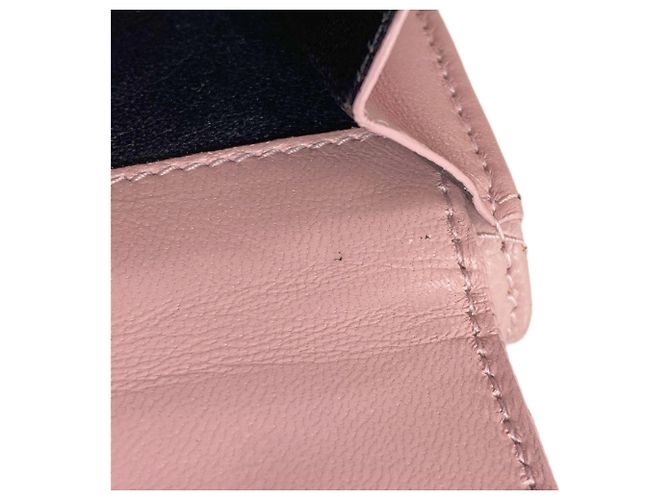 Billetera compacta V-Stitch Yves Saint Laurent Rosa - vista 12