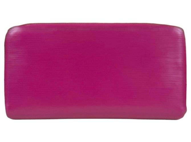 Cartera Zippy de cuero Epi Louis Vuitton Rosa Roja - vista 2