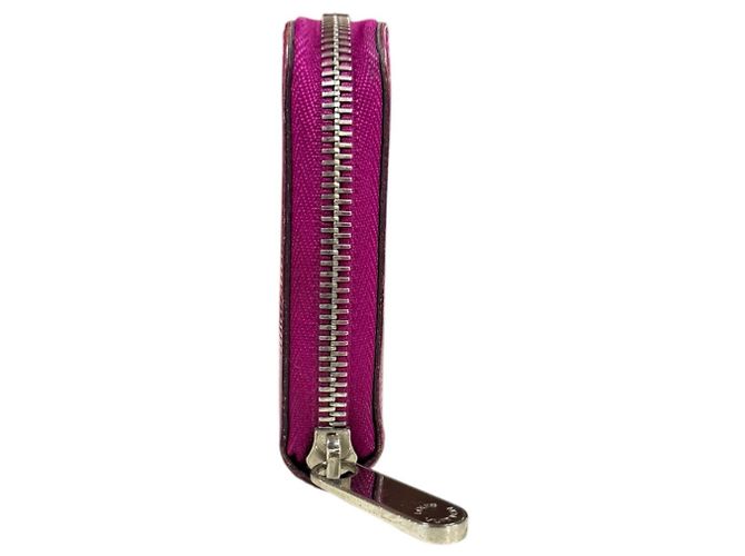 Cartera Zippy de cuero Epi Louis Vuitton Rosa Roja - vista 3