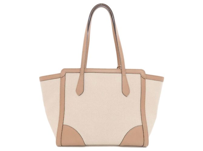Beige Canvas Tote Bag von Gucci - Ansicht 2