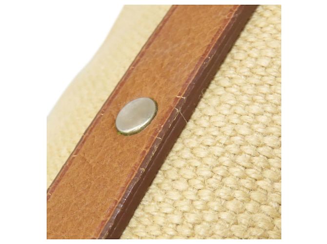 Miu Miu Ein-Schulter-Canvas-Schultertasche Braun - Ansicht 14