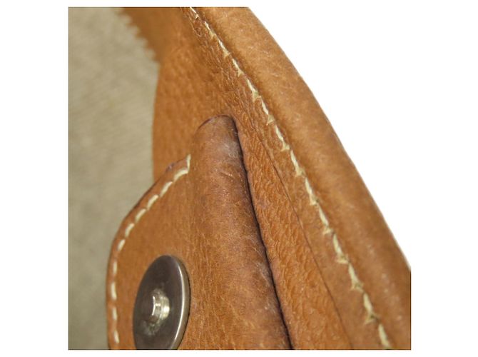 Miu Miu Ein-Schulter-Canvas-Schultertasche Braun - Ansicht 9