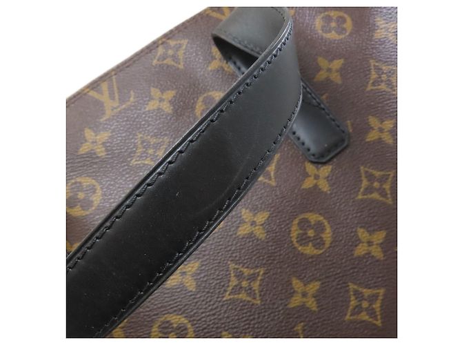 Borsa Louis Vuitton M40388 Kitan Macassar Nero Monogramma - vista 16