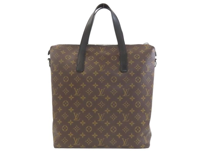 Borsa Louis Vuitton M40388 Kitan Macassar Nero Monogramma - vista 2