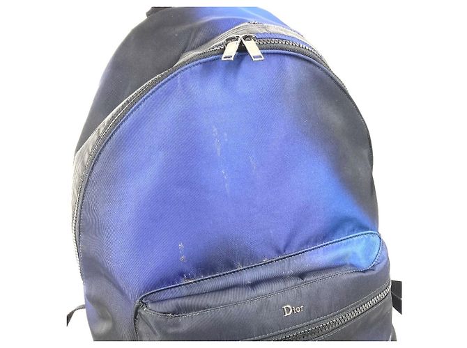 Nylon-Rucksack Christian Dior Schwarz Blau - Ansicht 8
