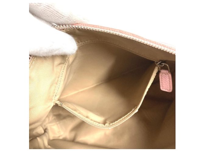 Borsa a Spalla Trotter Diorissimo di Christian Dior Rosa Beige - vista 15