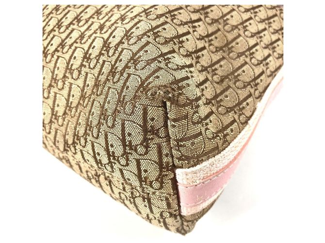 Borsa a Spalla Trotter Diorissimo di Christian Dior Rosa Beige - vista 6