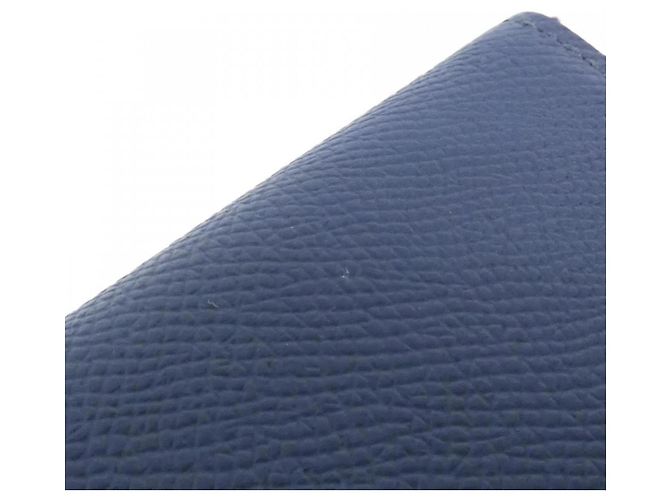 Silk In Billetera compacta de seda WILD de Hermès Azul Azul marino Verde claro - vista 4