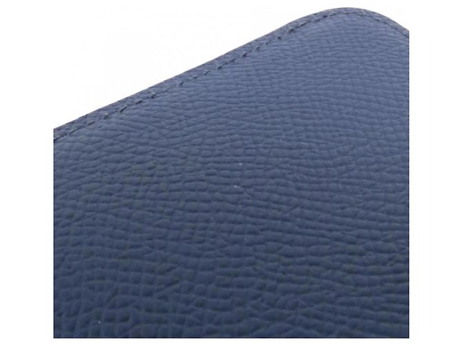 Silk In Billetera compacta de seda WILD de Hermès Azul Azul marino Verde claro - vista 5