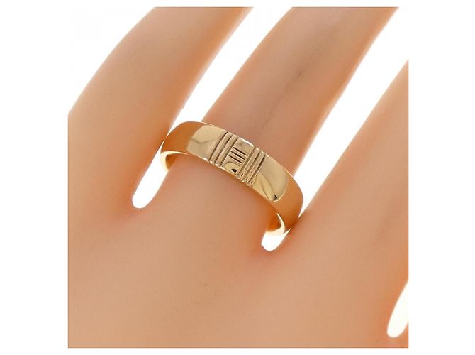 Ring Anello in Oro Giallo 750YG Hermès D'oro - vista 4