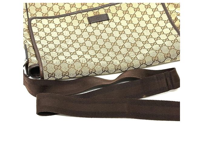 Gucci GG Canvas Beiger Handtasche - Ansicht 5