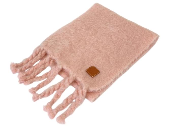 LOEWE hellrosa Mohair-Schal Pink - Ansicht 2