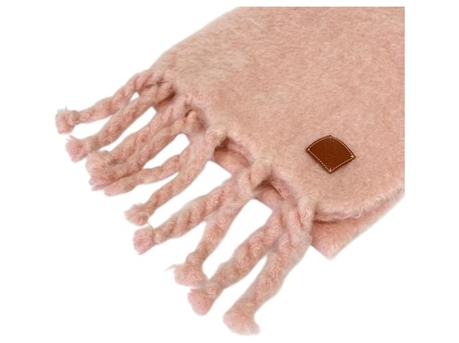 LOEWE hellrosa Mohair-Schal Pink - Ansicht 3