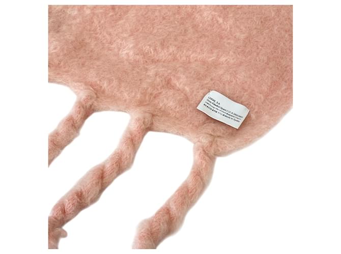 LOEWE hellrosa Mohair-Schal Pink - Ansicht 6