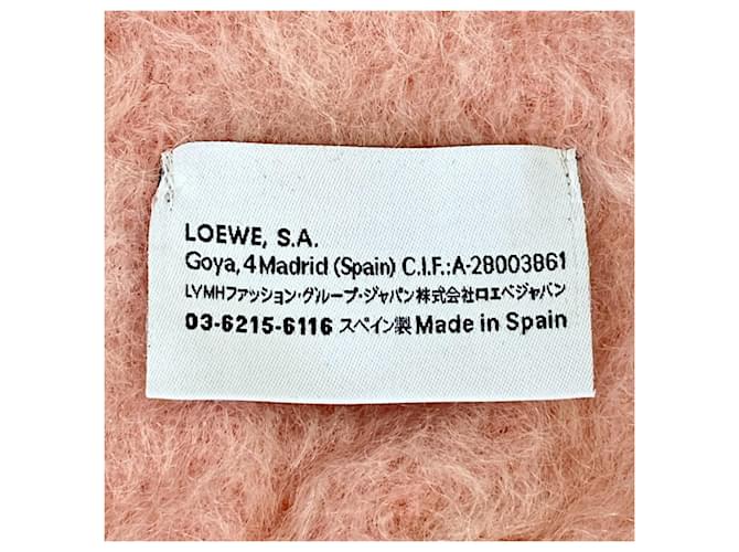 LOEWE hellrosa Mohair-Schal Pink - Ansicht 8