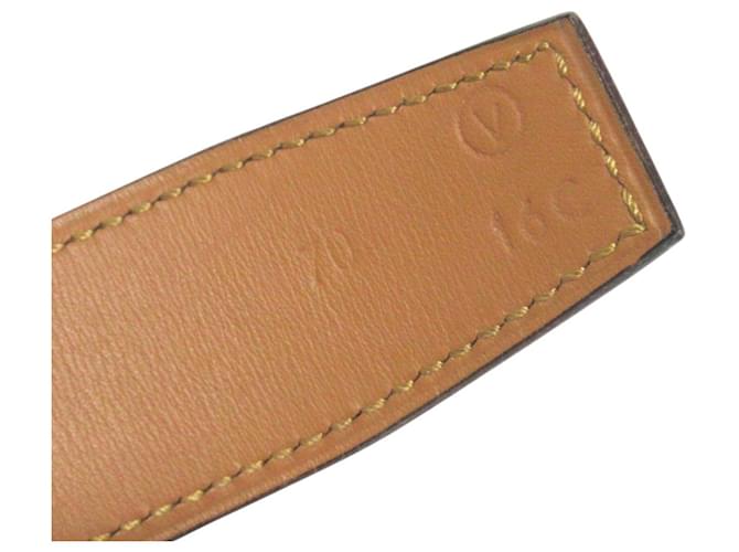 Hermès Kelly Leder Gürtel Rot - Ansicht 4