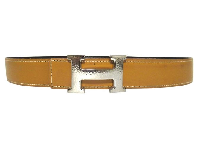 Hermès Hermes Constance H-Martre Reversible Belt Brown Beige - view 4