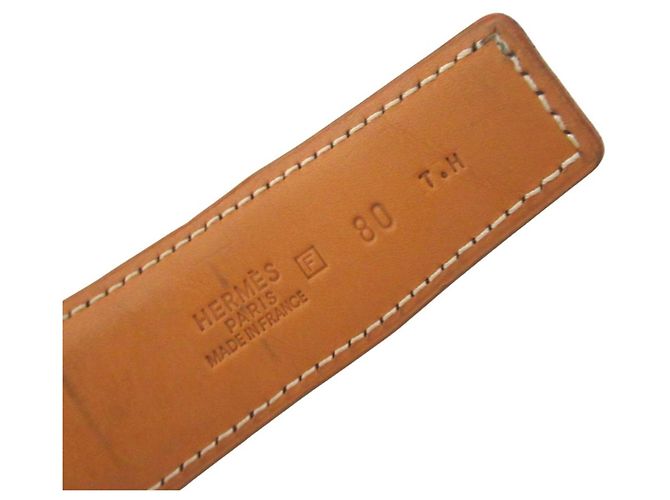 Hermès Hermes Constance H-Martre Reversible Belt Brown Beige - view 9