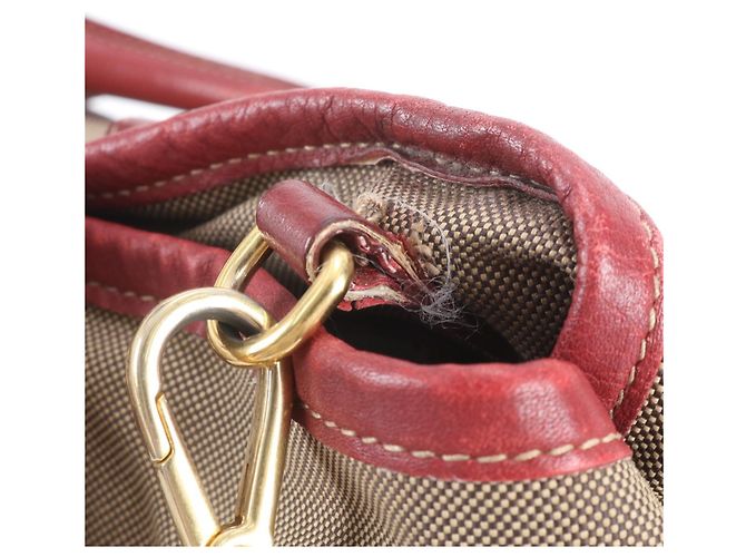 Prada Logo Jacquard Lederhandtasche - Ansicht 10