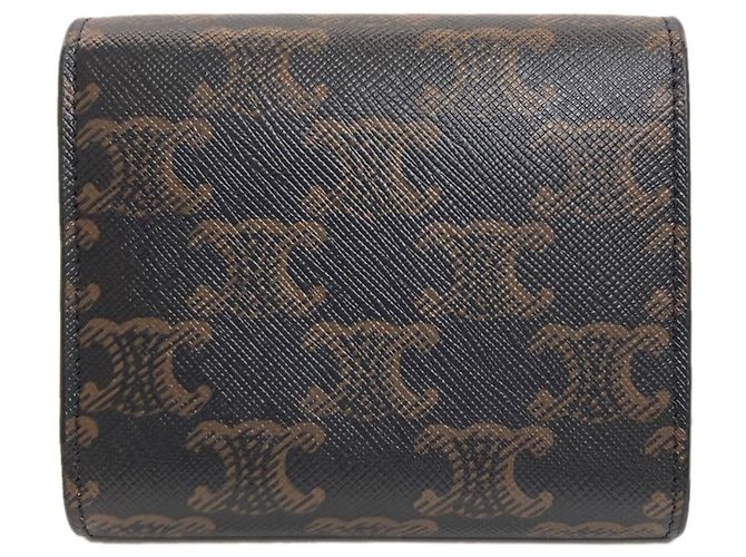 Céline Celine Triomphe Geldbörse im Bi-Fold-Format Braun - Ansicht 2