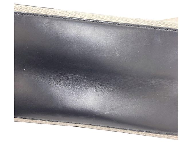 Borsa Balenciaga Cabas S blu navy Nero Bianco - vista 16