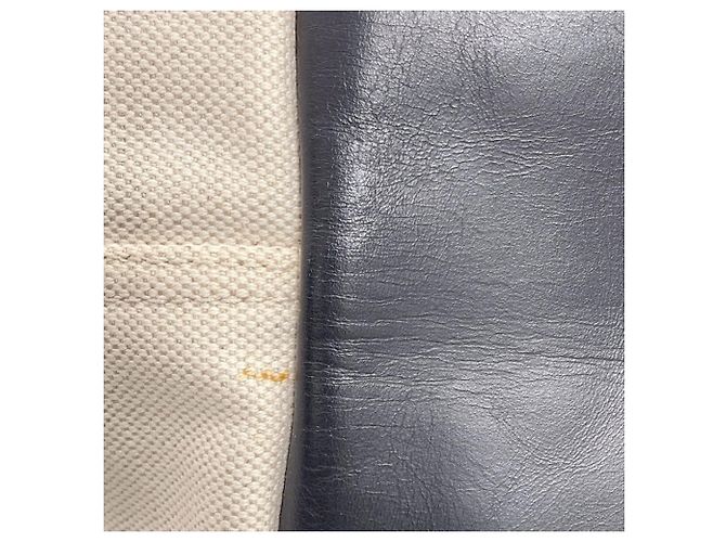 Borsa Balenciaga Cabas S blu navy Nero Bianco - vista 17