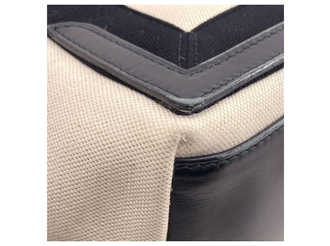 Borsa Balenciaga Cabas S blu navy Nero Bianco - vista 26