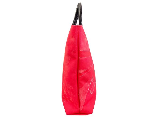 Borsa in tela Longchamp Collaborazione Robert Indiana Nero Rosa - vista 3