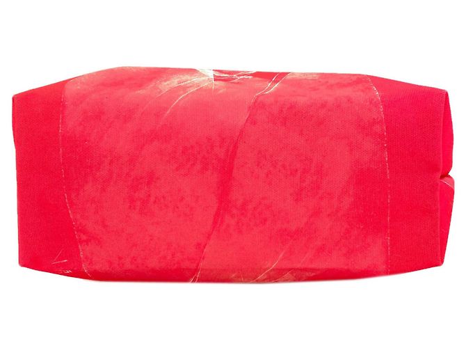 Borsa in tela Longchamp Collaborazione Robert Indiana Nero Rosa - vista 4