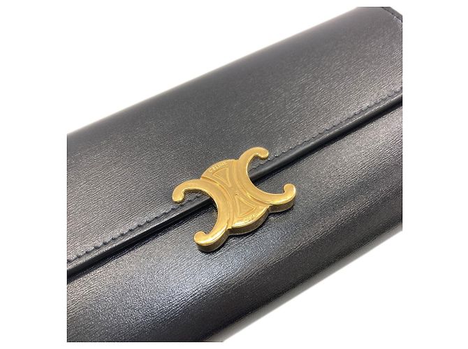 Céline Cartera Larga Triomphe de Celine Negro - vista 21