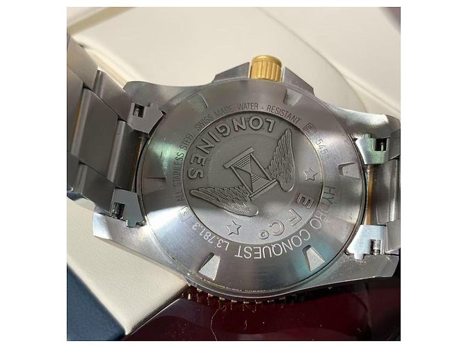 Orologio Longines Concorso Automatico Oro e Ceramica D'oro - vista 6