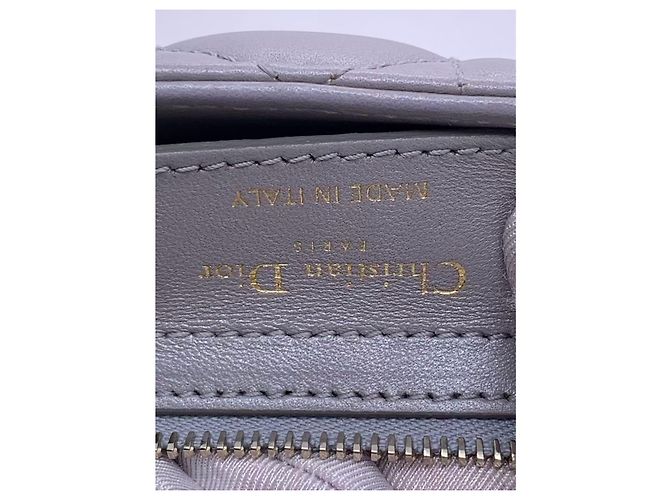 Borsa Dior Duchess in scamosciato grigio perla - vista 6
