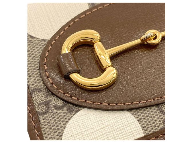 Billetera bifold Horsebit 1955 Gucci 621887 Castaño - vista 13