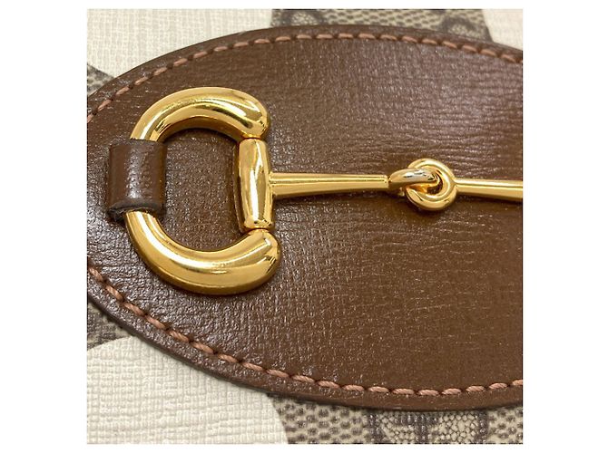 Billetera bifold Horsebit 1955 Gucci 621887 Castaño - vista 14
