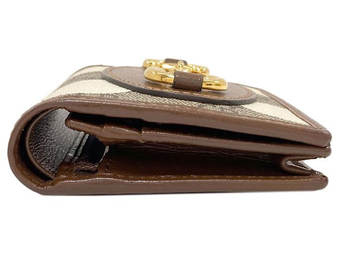 Billetera bifold Horsebit 1955 Gucci 621887 Castaño - vista 3