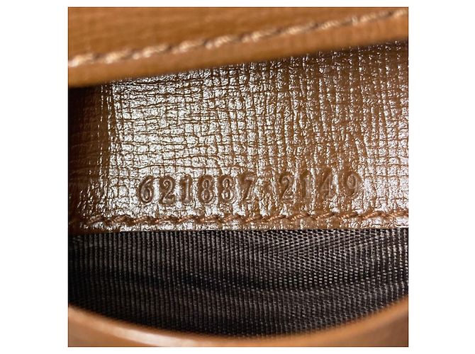 Billetera bifold Horsebit 1955 Gucci 621887 Castaño - vista 8