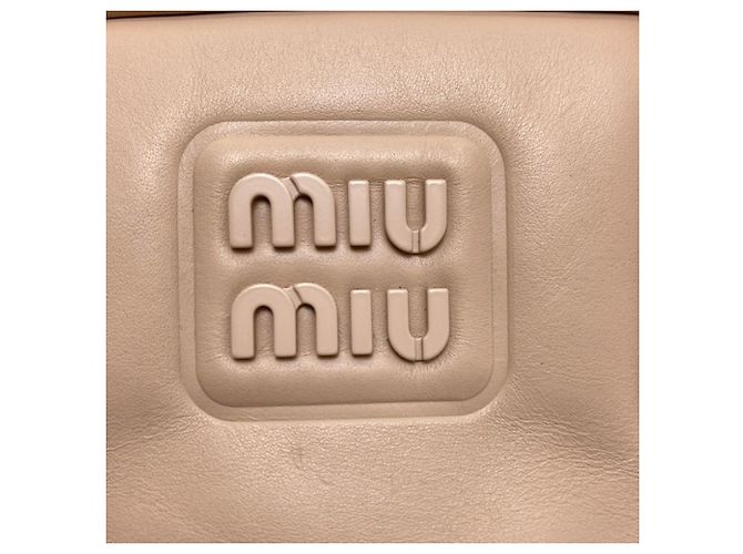 Borsa Miu Miu Arcadi Grande 2 in 1 Beige - vista 10