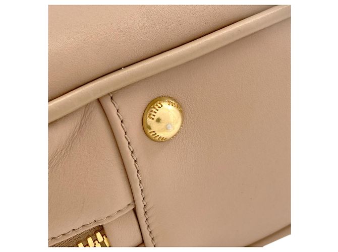 Borsa Miu Miu Arcadi Grande 2 in 1 Beige - vista 17