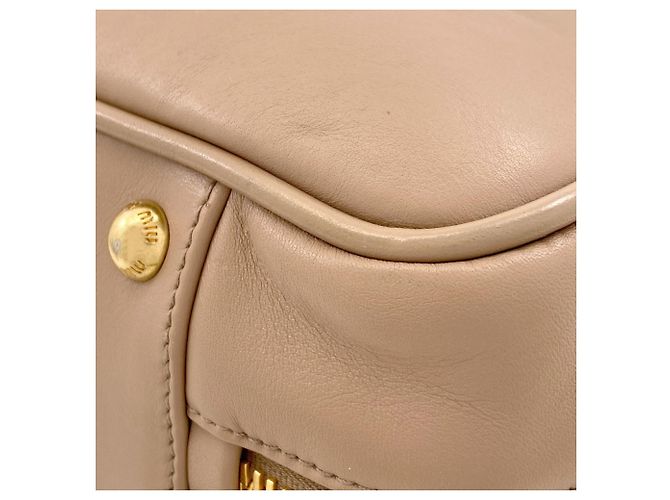 Borsa Miu Miu Arcadi Grande 2 in 1 Beige - vista 20