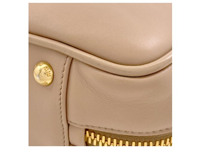 Borsa Miu Miu Arcadi Grande 2 in 1 Beige - vista 22