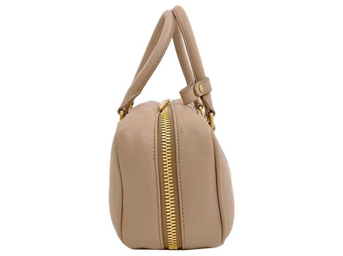 Borsa Miu Miu Arcadi Grande 2 in 1 Beige - vista 3
