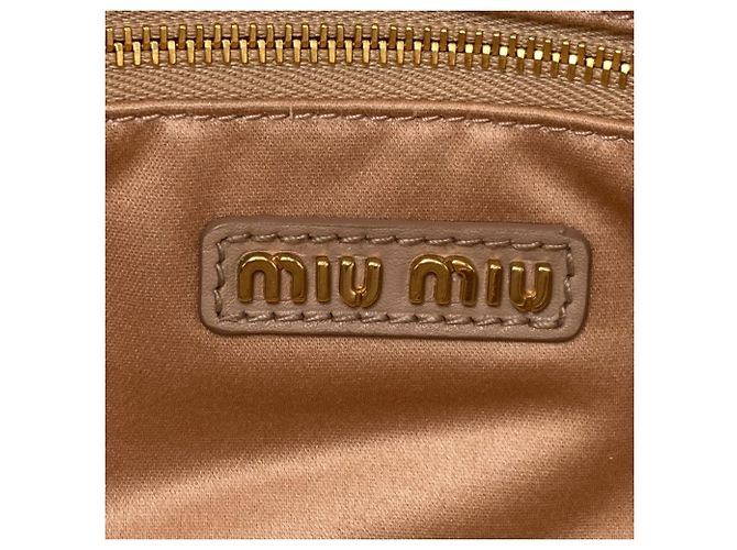 Borsa Miu Miu Arcadi Grande 2 in 1 Beige - vista 6