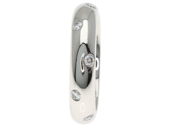 Dots Diamantring von Tiffany & Co. aus Platin PT950 Silber - Ansicht 7