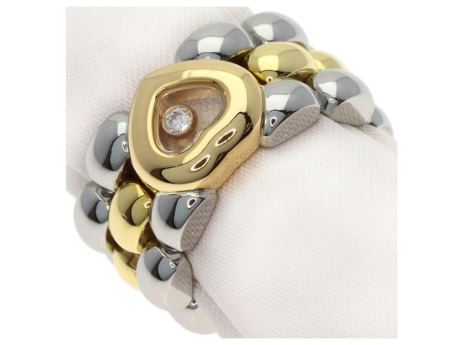 Bague Cœur Happy Diamond de Chopard en or jaune 18K Doré - vue 2